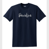 Youth Cotton/Poly Metallic Print T-Shirt
